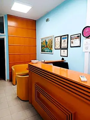 Reception area of our Naltrexone and Disulfiram implant clinic
